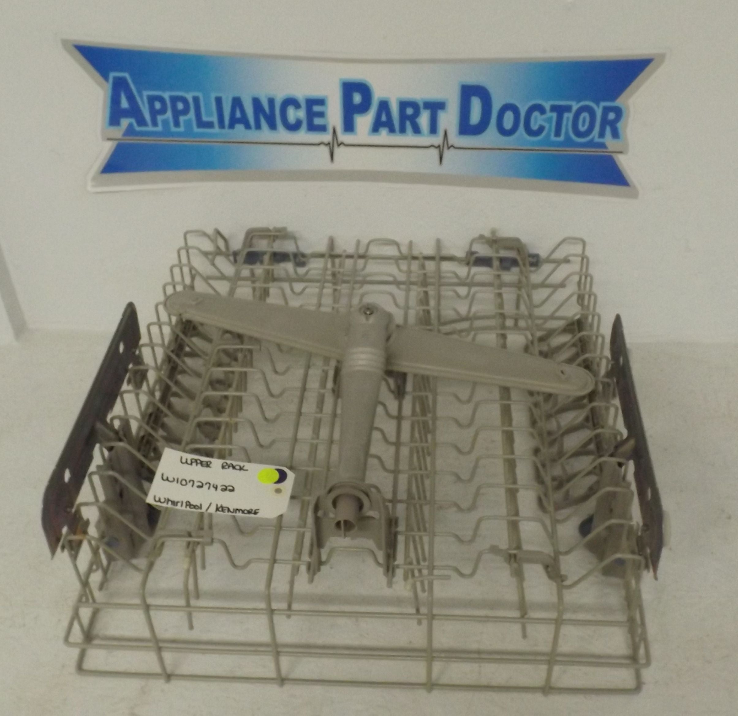 Whirlpool Kenmore Dishwasher W10727422 Upper Rack (Used) Whirlpool Kenmore Dishwasher W10727422 Upper Rack (Used)